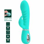 Pretty Love Prescott – masażer punktu G, Aqua Green, 7 trybów, magnetyczne USB
