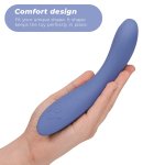 We-Vibe Rave 2 Niebieski – masażer punktowy G, wodoodporny IPX7, aplikacja, silikon