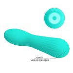 Pretty Love Faun Aqua Green – punktowy model silikonowy, 12 trybów, ładowanie USB