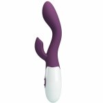 Pretty Love G-Shape Violet – model wibracyjny, 30 trybów, silikon medyczny, 2 sekcje