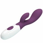 Pretty Love G-Shape Violet – model wibracyjny, 30 trybów, silikon medyczny, 2 sekcje