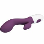 Pretty Love G-Shape Violet – model wibracyjny, 30 trybów, silikon medyczny, 2 sekcje