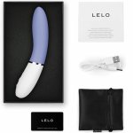 LELO LIV 3 niebieski – stymulator punktowy Bluetooth, 8 programów, silikon, USB