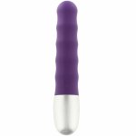 Seven Creations liliowy masażer aluminiowy, wodoodporny, 8 cm, cichy silnik