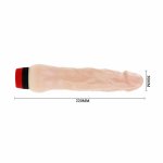 Baile Rockin Dong II – elastyczny model wibrujący, TPR, wielostopniowy, 21,5 cm