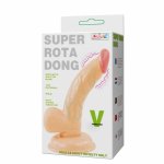 Baile Super Rota Dong – anatomiczny model z przyssawką, TPR, 15 cm, pilot przewodowy