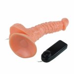 Baile Super Rota Dong – rotacyjny model intymny z przyssawką, 20,5 cm, pilot