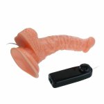 Baile Super Rota Dong – rotacyjny model intymny z przyssawką, 20,5 cm, pilot