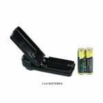 Baile Super Rota Dong – rotacyjny model intymny z przyssawką, 20,5 cm, pilot