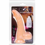 Baile Wibrująca Maszyna Intymna z Przyssawką, model PCV, 22 cm, wielobiegowa