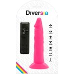 Diversia Flexible Pink Model 23 cm intymna maszyna z wibracjami, przyssawką i pilotem
