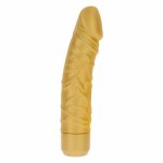 ToyJoy Get Real Gold Dicker złoty model intymny silikonowy 22 cm z regulacją