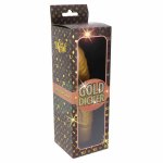 ToyJoy Get Real Gold Dicker złoty model intymny silikonowy 22 cm z regulacją