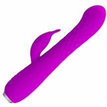 Pretty Love Molly Violet - wielofunkcyjny model rotacyjny z miękkiego silikonu, 12 trybów, USB