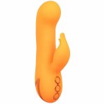 CalExotics Montecito Muse Orange - wielofunkcyjny stymulator z systemem pompowania i pamięcią