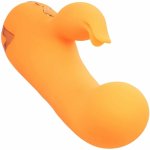 CalExotics Montecito Muse Orange - wielofunkcyjny stymulator z systemem pompowania i pamięcią