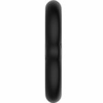 Crazy Bull Double Ring silikonowy medyczny podwójny pierścień anatomiczny 8,5 cm, czarny