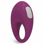 Coverme Dylan pierścień wibrujący ładowalny, technologia Watchme, 10 trybów