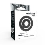 Addicted Toys Potenz C-Ring czarny podwójny pierścień silikonowy, anatomiczny