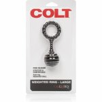 CalExotics Colt Duży silikonowy pierścień obciążony 3 cm, 110g, anatomiczny