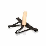 CalExotics Jock anatomiczny system z elastyczną uprzężą, 17,75 cm, silikonowy