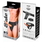 Harness Attraction Blake 15,5 cm – System Intymny z Pustą Strukturą, Beżowy, Anatomiczny