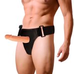 Harness Attraction Willian Hollow – Zestaw z Anatomiczną Nakładką i Wibracją 17 cm, Regulowane Szelki