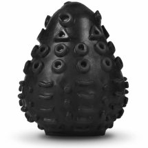 Gvibe G-Egg Czarne – Elastyczne Jajko Intymne z Teksturą 3D, TPE, Kompaktowe