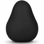 Gvibe G-Egg Czarne – Elastyczne Jajko Intymne z Teksturą 3D, TPE, Kompaktowe