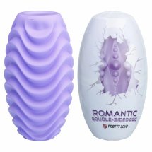 Pretty Love Dwustronne Liliowe Jajko Intymne TPR – kompaktowy model z podwójną teksturą