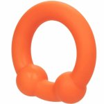 CalExotics Alpha podwójny pierścień kulowy silikonowy, pomarańczowy, 3,75 cm