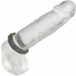 CalExotics Alpha Prolong pierścień silikonowy szary, 2,5 cm, elastyczna konstrukcja