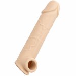 CalExotics Performance Maxx Life-Like Extension 8 jasna skora silikonowy przedłużacz realistyczny 22 cm