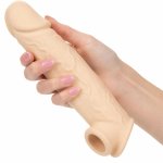 CalExotics Performance Maxx Life-Like Extension 8 jasna skora silikonowy przedłużacz realistyczny 22 cm