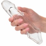 CalExotics Performance Maxx Extension 6,5" transparentna nakładka anatomiczna z paskiem