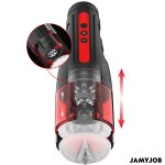 Jamyjob Cyclone automatyczna maszyna intymna 10 trybów, czarna, USB, silikon medyczny