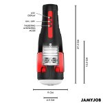 Jamyjob Cyclone automatyczna maszyna intymna 10 trybów, czarna, USB, silikon medyczny