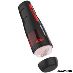 Jamyjob Cyclone automatyczna maszyna intymna 10 trybów, czarna, USB, silikon medyczny