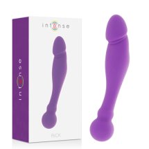 Intense Double Silicone Model Liliowy 18 cm – elastyczny dwustronny system z silikonu spożywczego