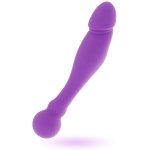 Intense Double Silicone Model Liliowy 18 cm – elastyczny dwustronny system z silikonu spożywczego