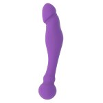Intense Double Silicone Model Liliowy 18 cm – elastyczny dwustronny system z silikonu spożywczego