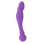 Intense Double Silicone Model Liliowy 18 cm – elastyczny dwustronny system z silikonu spożywczego