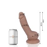 Mr Intense Model 8 – anatomiczny model intymny 17,6 cm, elastyczny, naturalny, przyssawka