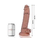 Mr Intense Model 15 – anatomiczny model 19,5 cm z przyssawką, naturalny, elastyczny, gładki