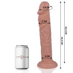 Mr Intense Model 27 – system anatomiczny 22,3 cm, naturalny kolor, mocna przyssawka