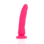 Delta Club Model Silikonowy Medyczny 17 cm x 3 cm – różowy, gładka powierzchnia