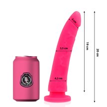 Delta Club Model Silikonowy Różowy 20 cm x 4 cm – medyczny silikon, ergonomiczny