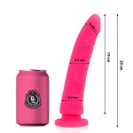 Delta Club Model Silikonowy Różowy 20 cm x 4 cm – medyczny silikon, ergonomiczny