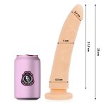 Delta Club Model Silikonowy 23 cm – anatomiczny, medyczny silikon, naturalny, łatwa pielęgnacja