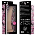 Delta Club Model Silikonowy 23 cm – anatomiczny, medyczny silikon, naturalny, łatwa pielęgnacja